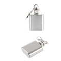 1 Oz. Mini Stainless Steel Keychain Flask